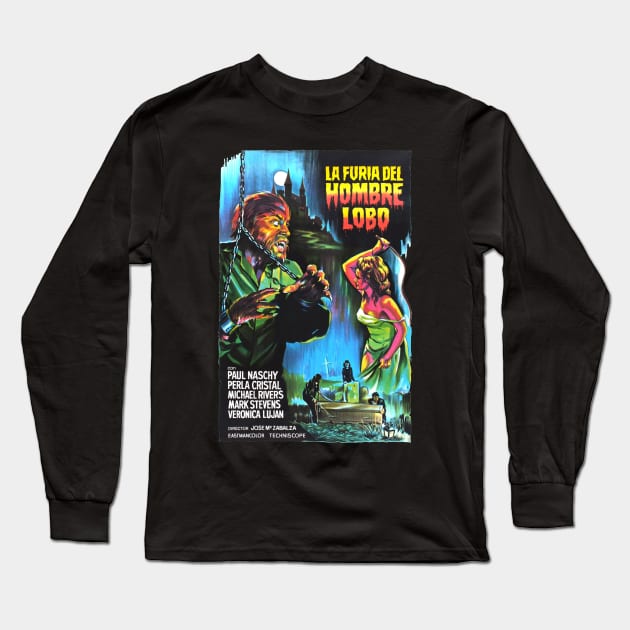 Spanish Wolfman - Halloween Long Sleeve T-Shirt by Pop Fan Shop